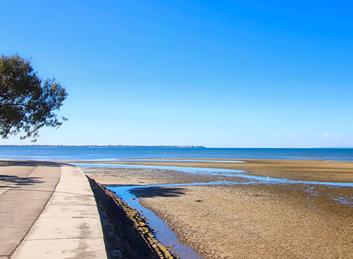 Sandgate beach foreshore