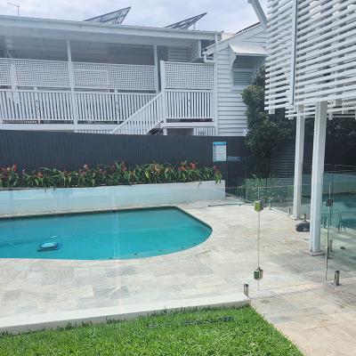 Clean moden pool and patio area