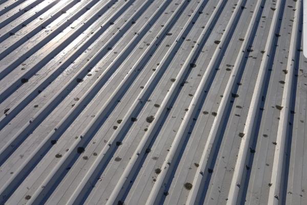 Dirty roof before cleaning